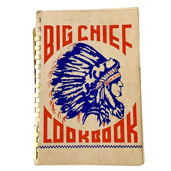 COPY - Big Chief Cookbook Spiral Bound Vintage 80s - Picture 1 of 8